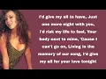 Lagu Mariah Carey - My All (lyrics)