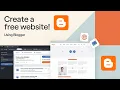 How to create a free website using Blogger