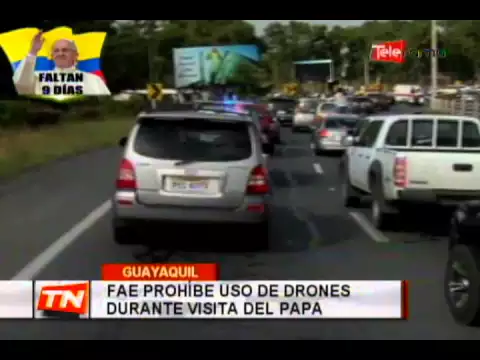FAE prohíbe uso de drones durante visita del Papa