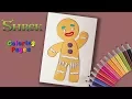How to coloring Gingerbread Man from Coloring