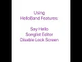 Download Lagu HelloBand - Using the Say Hello, Songlist \u0026 Screen Lock Features