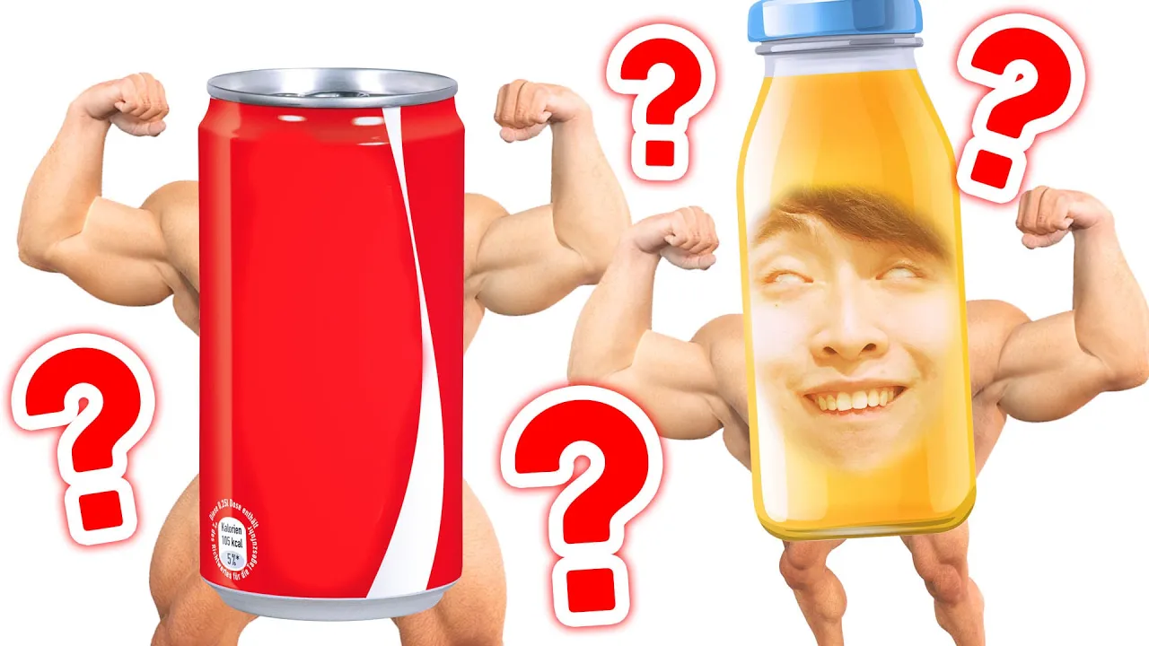 【當飲品全變成肌肉男💪！？】超惡搞KUSO的激戰～超級飲料兄弟！