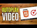 How to Autoplay in HTML HTML5 Auto Play Step by Step
