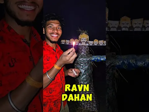 Ravn dahan me ye kya ho gya 😐 ll #shorts #minivlog #ashortaday #vlog #funny #ravndahan