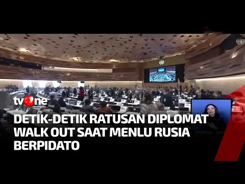 Penampakan Ratusan Diplomat WO Saat Menlu Rusia Berpidato di Sidang PBB