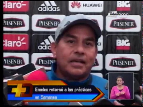 Emelec retornó a las prácticas en Samanes