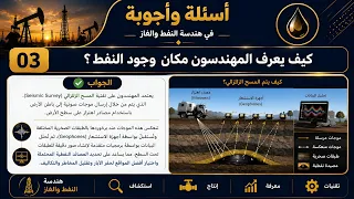 كيف يعرف المهندسون مكان وجود النفط ؟
