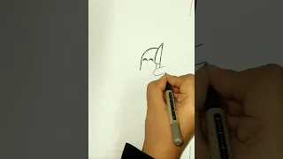 رسم سهل رسم شبح كيوت يحمل سكينة بالخطوات تعليم الرسم Easy Drawing 