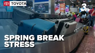 Security delays hitting airports just before spring break in Las Vegas