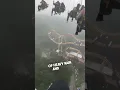 They got stuck on a theme park ride during a storm