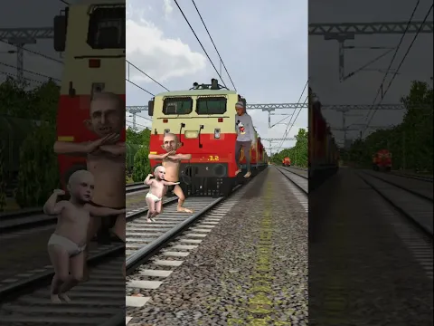 Download MP3 funny train vfx magic video #shorts #youtube