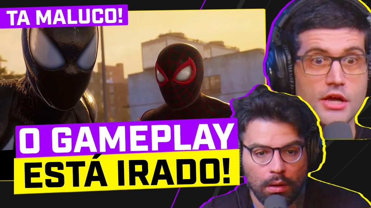 REACT TRAILER e GAMEPLAY de SPIDER-MAN 2 | FLOW GAMES