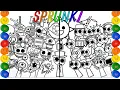 Incredibox Sprunki New Big Coloring to Color ALL Original Sprunki vs All Sprunki Phase 6