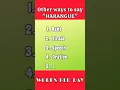 Another word for HARANGUE