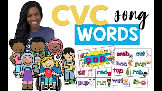 CVC Words Version 2 Phonics Consonant Vowel Consonant Blending Words 