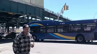 MTA NYCT on the B25 at Broadway Junction