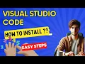 How to Install Visual Studio Code Editor Essential Guide for Developer