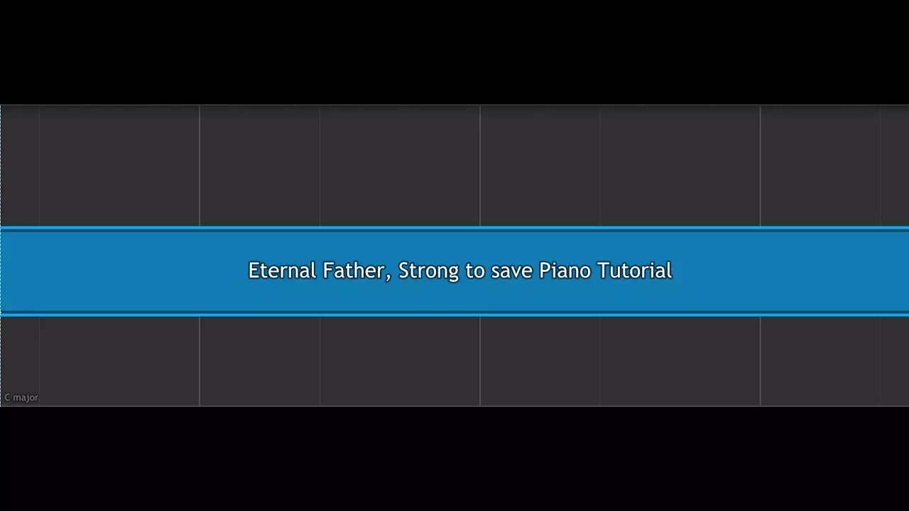 Eternal Father, Strong to Save by William Whiting - Traditional Piano Tutorial (Synthesia) Eternal Father, Strong to Save by William Whiting - Traditional Piano Tutorial (Synthesia)