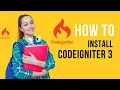 how to install codeigniter 3 in xampp