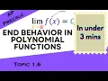 End Behavior in Under 3 mins AP Precalculus Topic 1 6