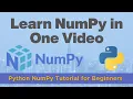 Learn NumPy Fundamentals Python NumPy Tutorial for Beginners