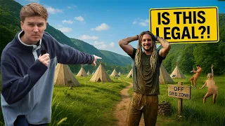 i found a hidden uk village where people still live in tipis