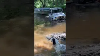 River Crossing on our way fishing