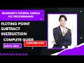 OMRON PLC FLOTING POINT SUBTRACT INSTRUCTION OMRON PLC PROGRAMMING