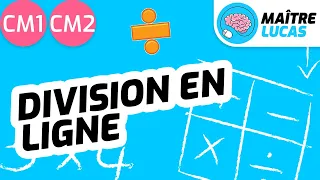 Division En Ligne CM1 CM2 Cycle 3 Maths Mathématiques Calcul 