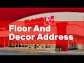 Floor And Decor Address