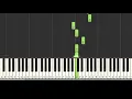 King Von - Took Her to the O (MIDI) [Synthesia] (Piano tutorial)