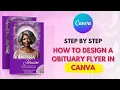 2025 How to Make a Obituary Canva Tutorial How To Make A Funeral Program Easily in Canva DIY