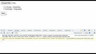 React upload multiple files