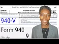 9 - How of Complete Form 940-V