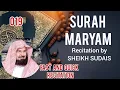 Download Lagu [019] Surah Maryam |Recitation by Sheikh Sudais|Fast/Quick in 10 minutes | #quranrecitation #quran