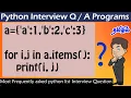 Python Interview Questions in Tamil Be Careful While Coding Dict Iteration