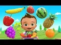 Download Lagu Learn Colors & Fruits Names for Children with Little Baby Fun Play Cutting Fruits Toy Train 3D Kids