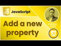 You can not add a new property to an existing object constructor