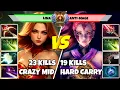 Download Lagu LINA (Mid) vs ANTI-MAGE (Carry) - Epic Battle Of Immortal Rank Dota 2 Players - Z Dota 2