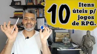 10 acessórios para uma mesa de RPG
