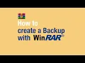 How to create an automated Backup with WinRAR