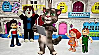 القط المتكلم توم في روبلوكس l talking tom يوميات ليلى 