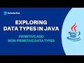 Data Types in Java with Examples Primitive and Non-Primitive Data Types in Java ScholarHat