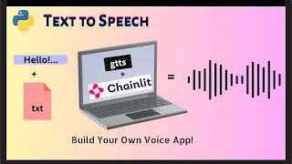 Build Your Own Voice App Text to Speech with Chainlit and gTTS