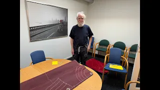 30 Dec 2023 Starbord hinge and mocking up water catcher boom