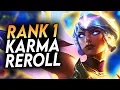 This is how RANK 1 China plays KARMA REROLL - TFT VOD Review