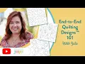 End-to-End Quilting Designs 101 Everything You Need to Know Designs by JuJu