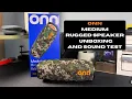 Onn Medium Rugged Speaker 3rd Gen Unboxing And Sound test Worth 34 88