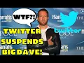 Barstool Sports DAVE PORTNOY Suspended from Twitter Trends on BIG TECH