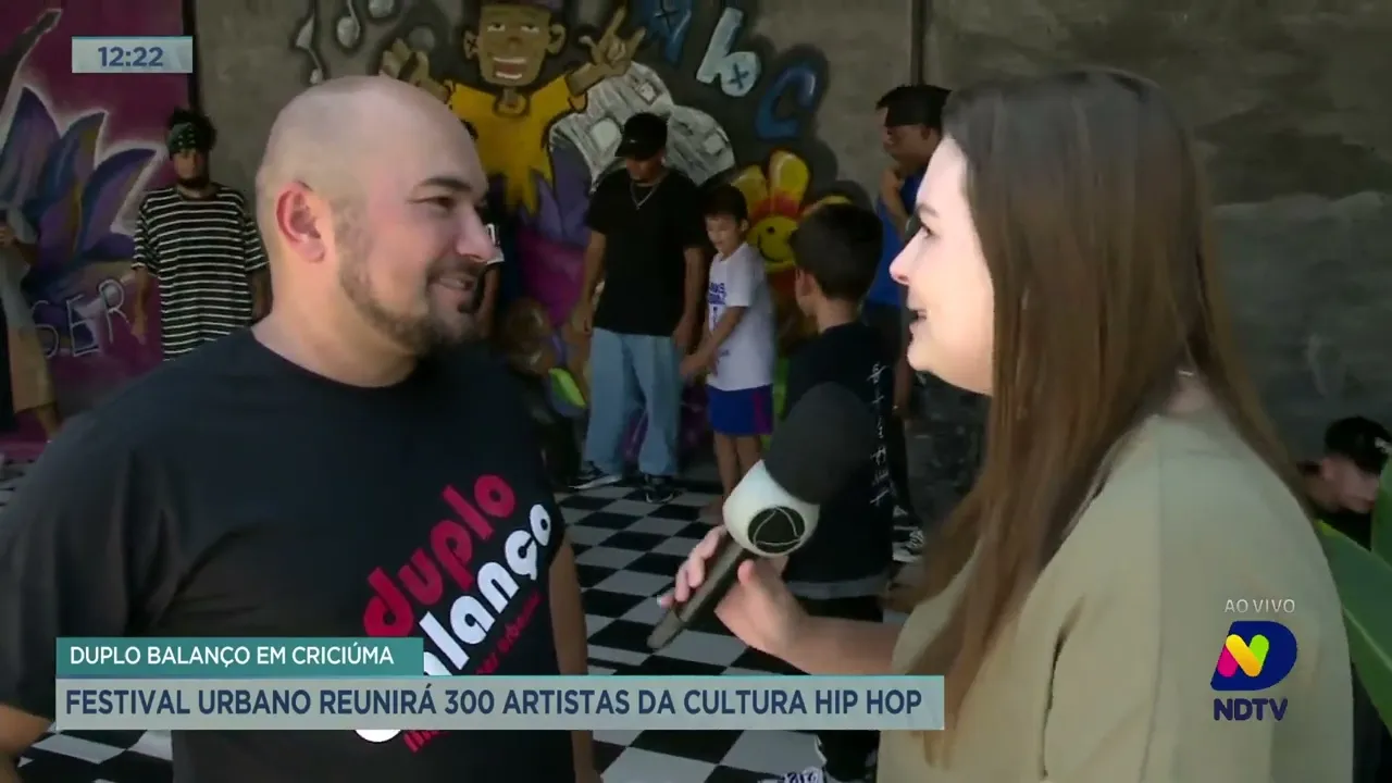 Festival urbano reunirá 300 artistas da cultura hip hop em Criciúma